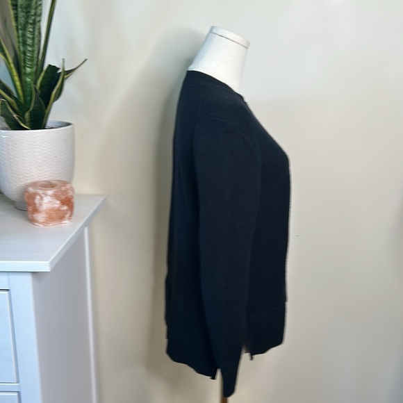 Banana Republic Black Crew Sweater Small - Picture 5 of 7